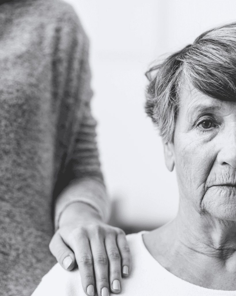 Persona con alzheimer paciente de mya salud centro de podología