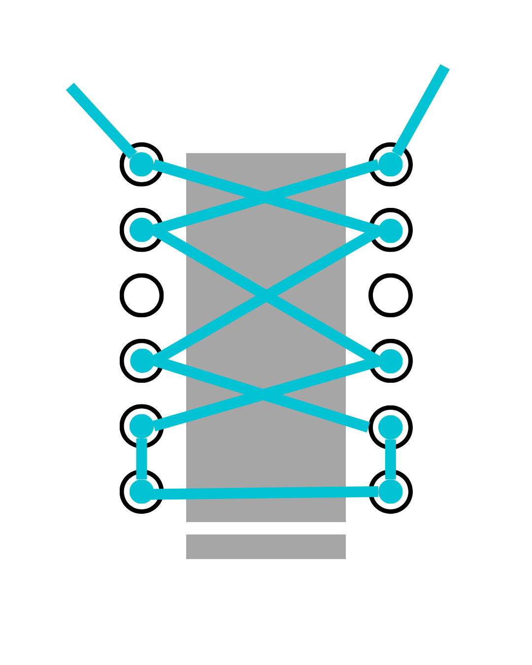 Técnica de atado recomendada para Pié Estrecho en Mya Salud Podología en Talavera de la Reina